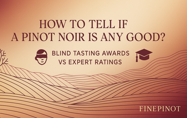 🍷 How to Tell If a Pinot Noir Is Any Good? Blind Tasting Awards vs Expert Ratings