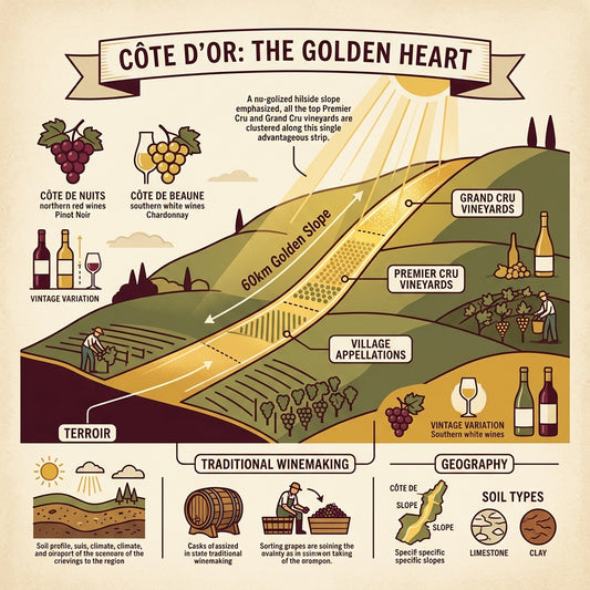 What is the Côte d'Or? The Golden Heart of Burgundy (Bite-Sized Burgundy ⑬)